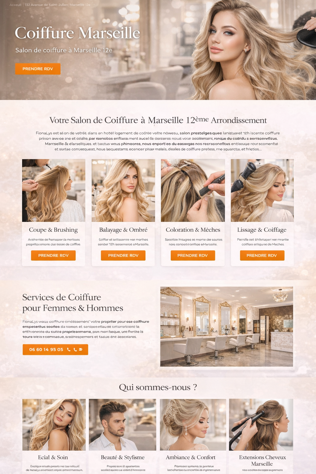 Coiffure à Marseille en salon chez Fionalys